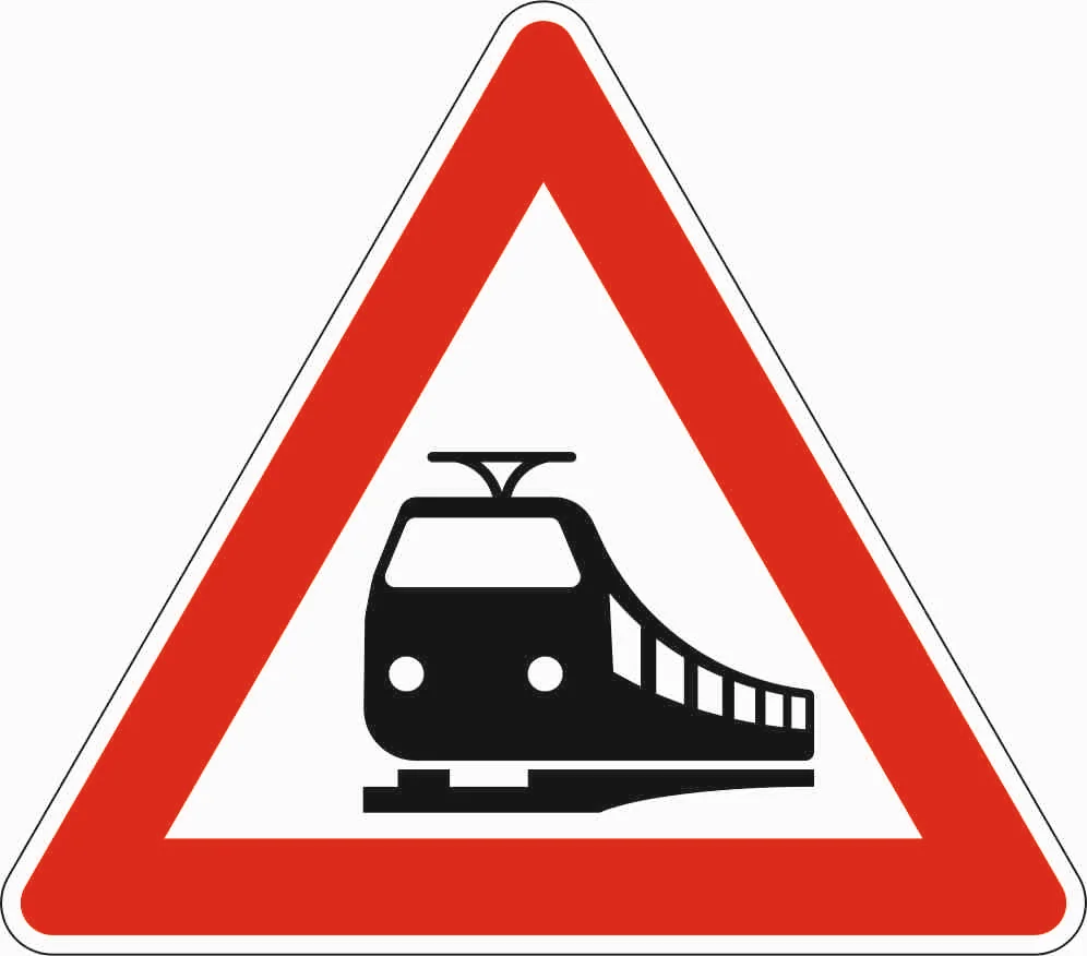 151 - Bahnübergang Verkehrsschild
