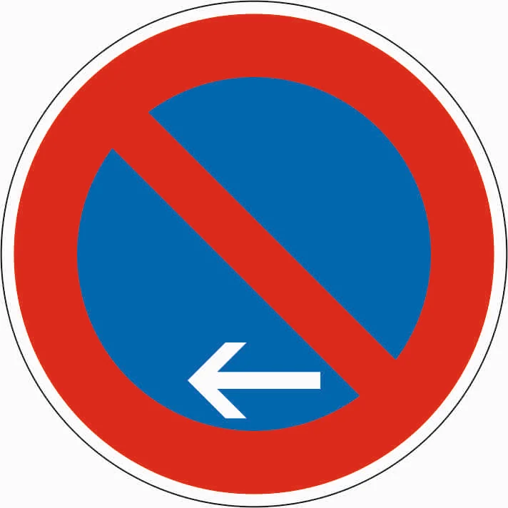 286-11 - Ende des eingeschränkten Haltverbots - links Verkehrsschild