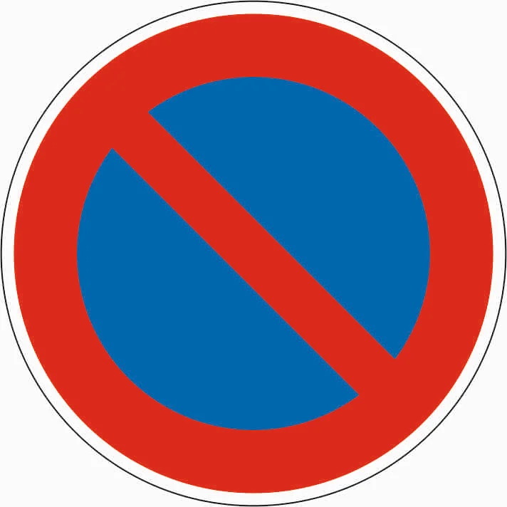 286 - Absolutes Haltverbot Verkehrsschild