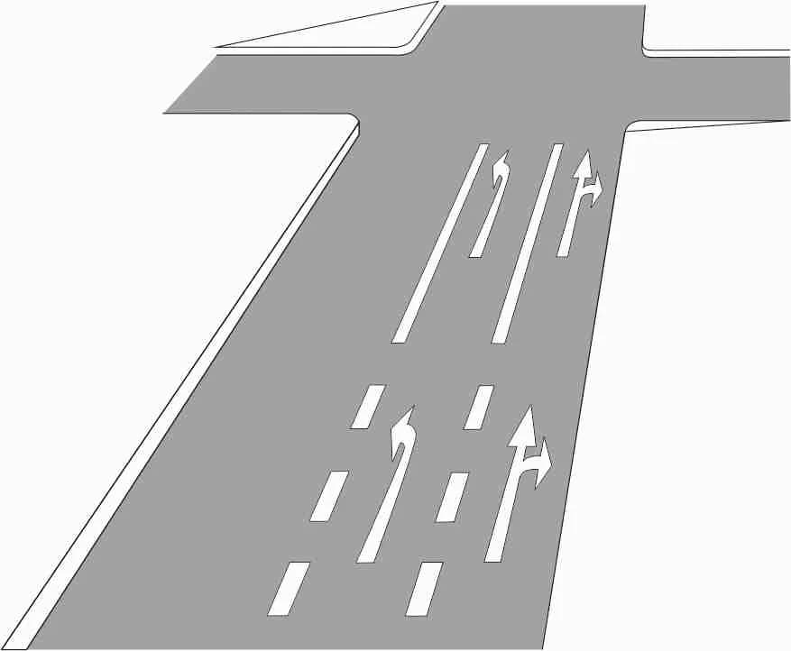 297 - Pfeilmarkierungen Verkehrsschild
