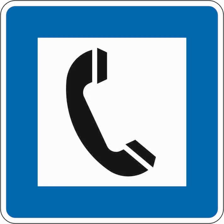 365-50 - Telefon Verkehrsschild