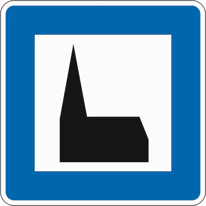 365-59 - Autobahnkapelle Verkehrsschild