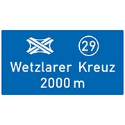 448 - Numer węzła znak drogowy