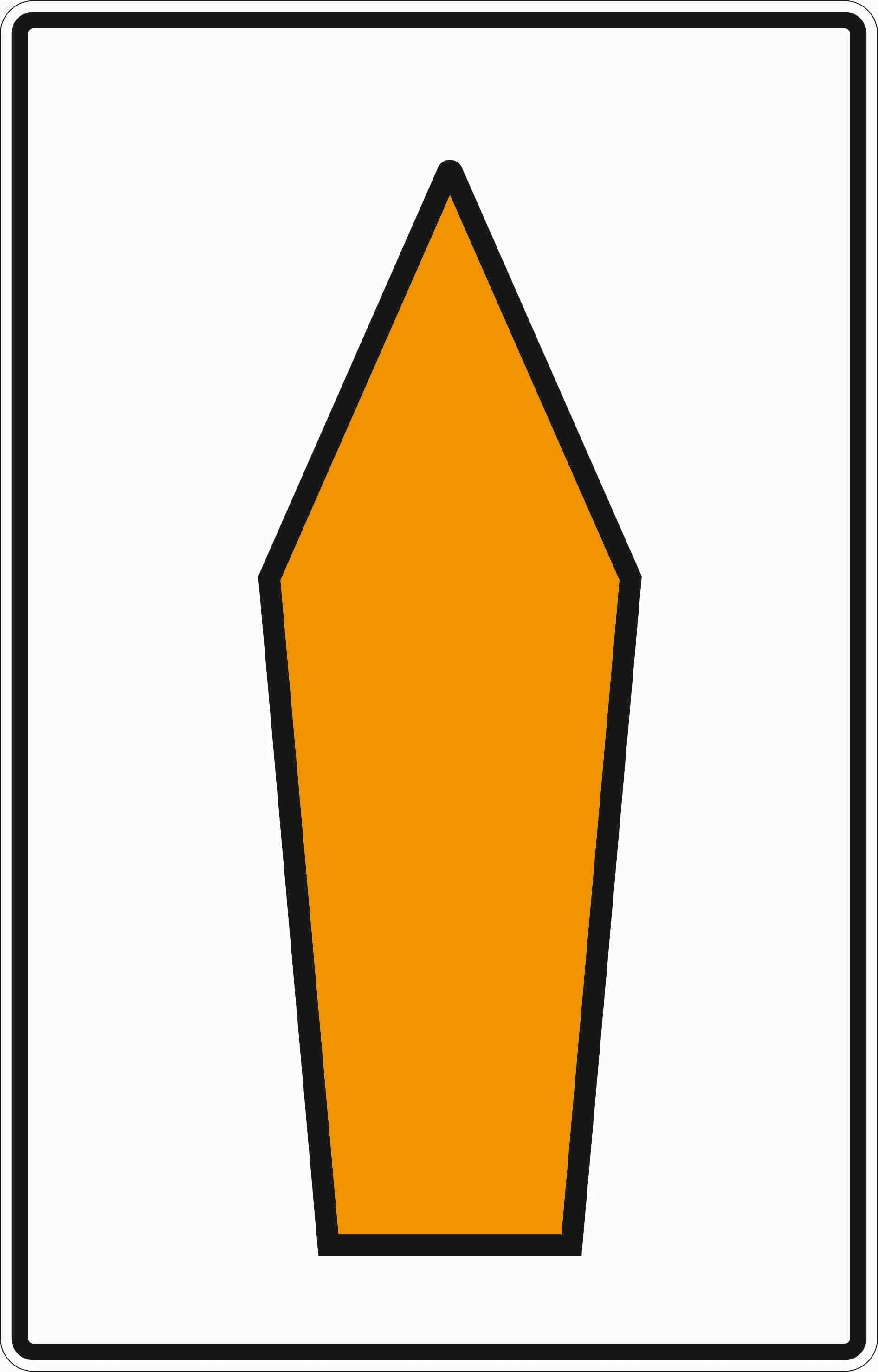 467.1-30 - Umleitungspfeil (Streckenempfehlung) – geradeaus Verkehrsschild