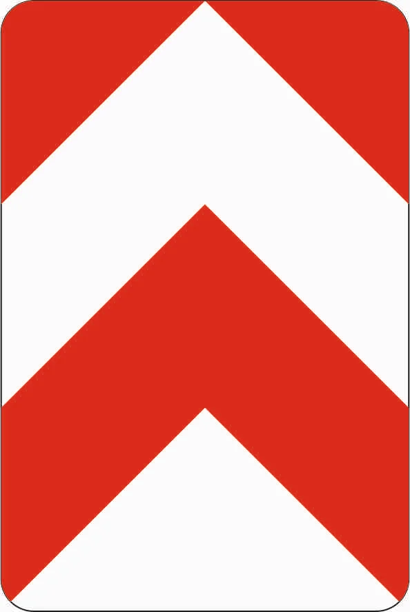 626-30 - Leitplatte - 750 x 500 Verkehrsschild