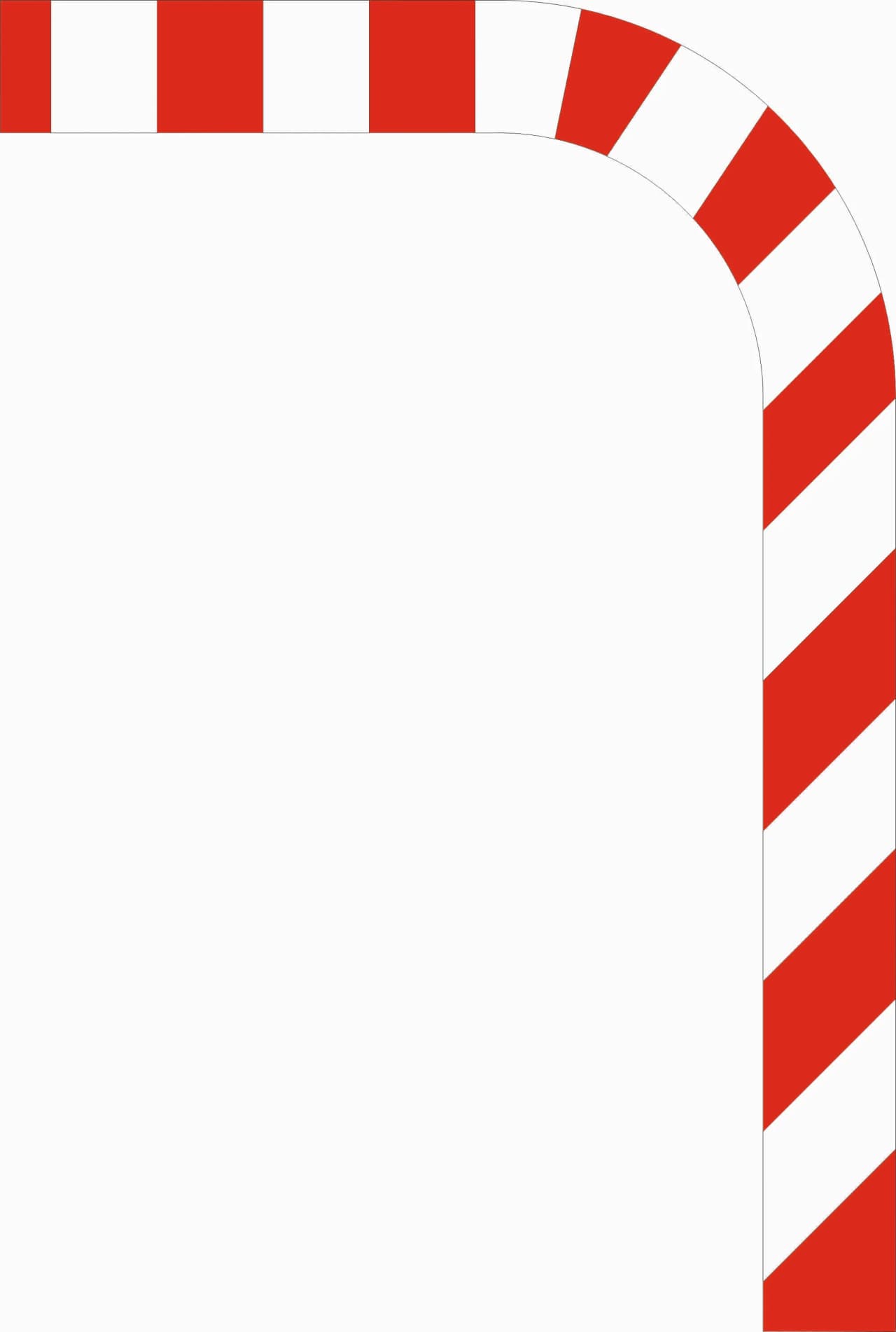 627-50 - Leitmal - gebogen Verkehrsschild