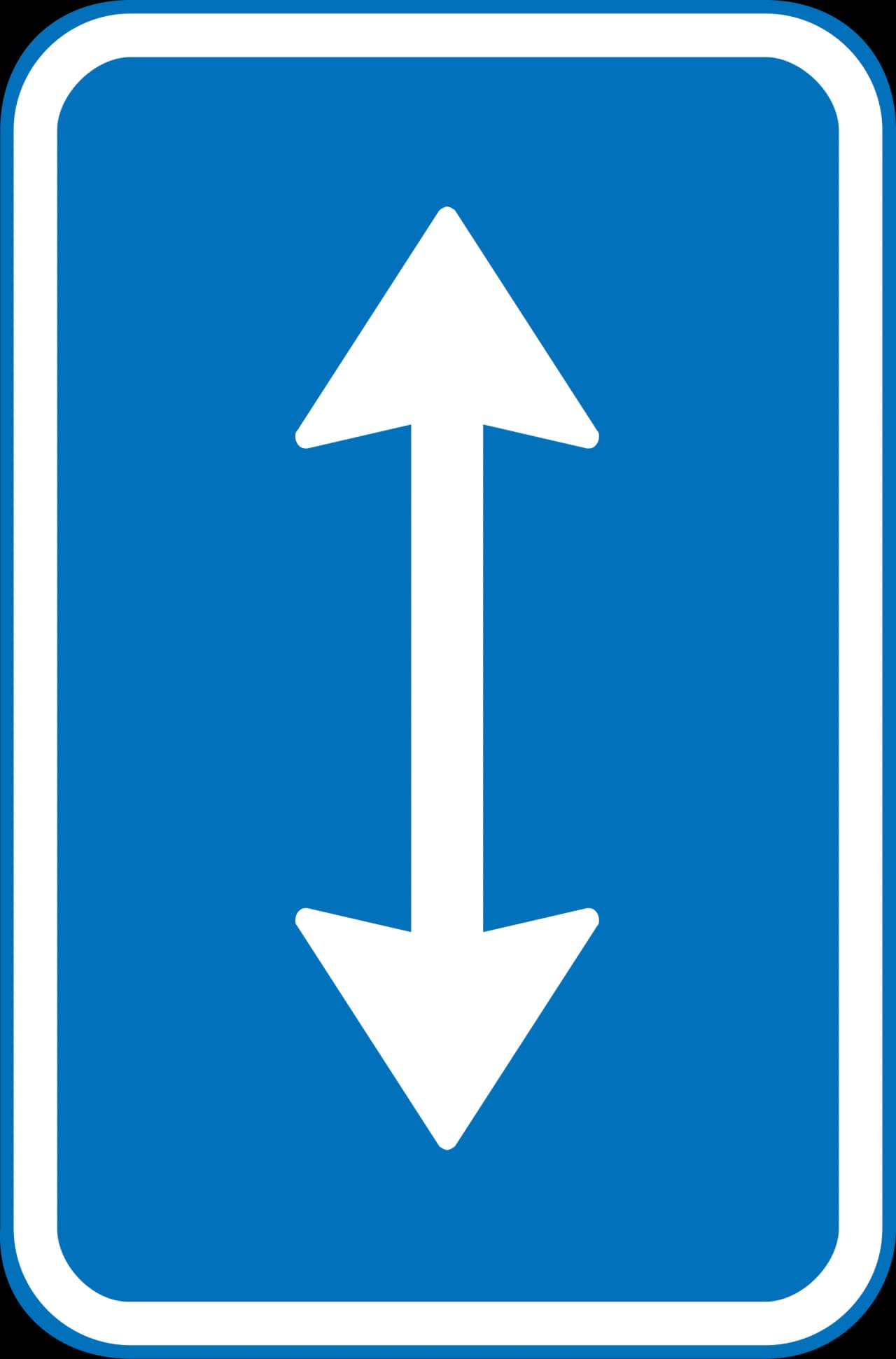 UE33.1 - Before and after sign road sign