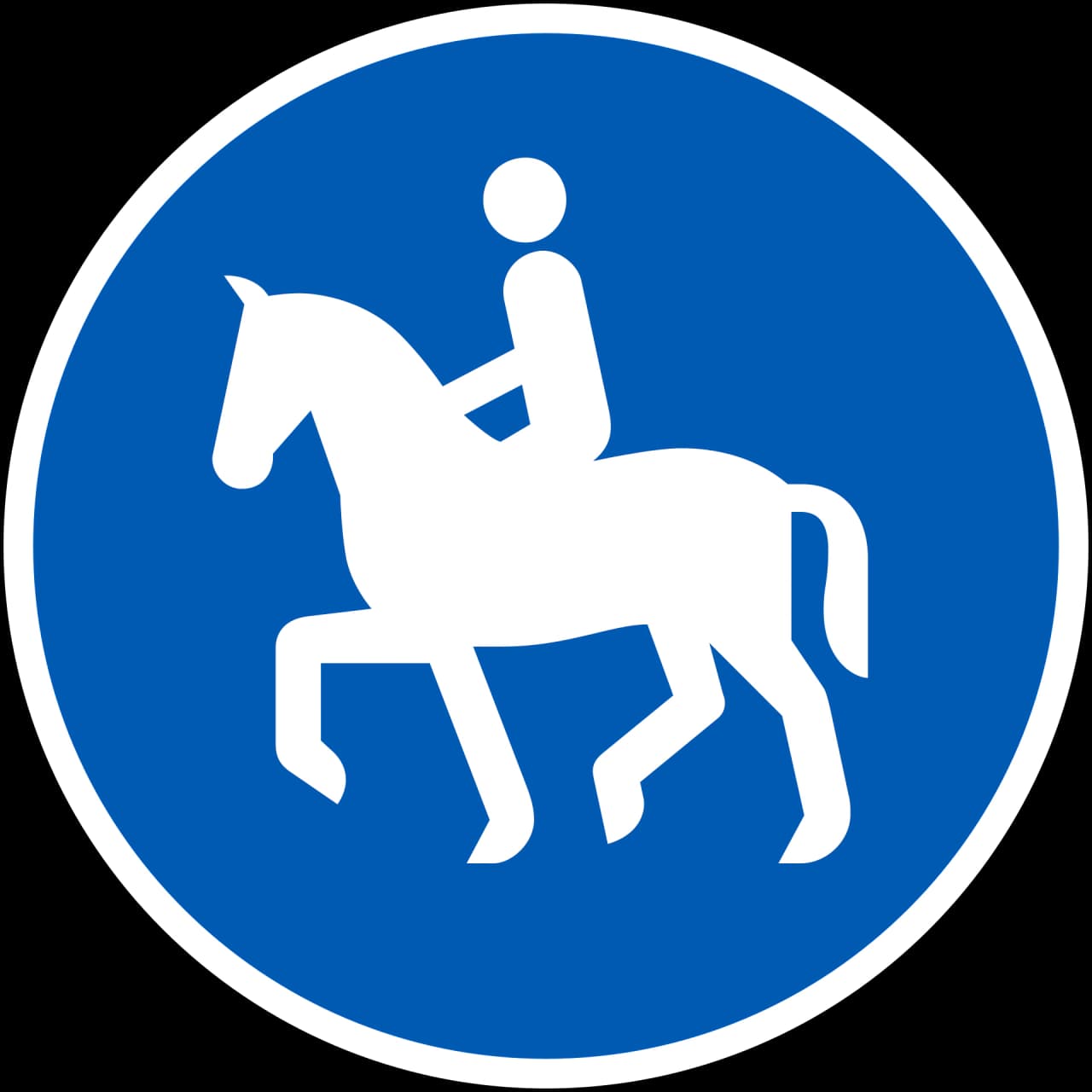 D23 - Bridleway road sign