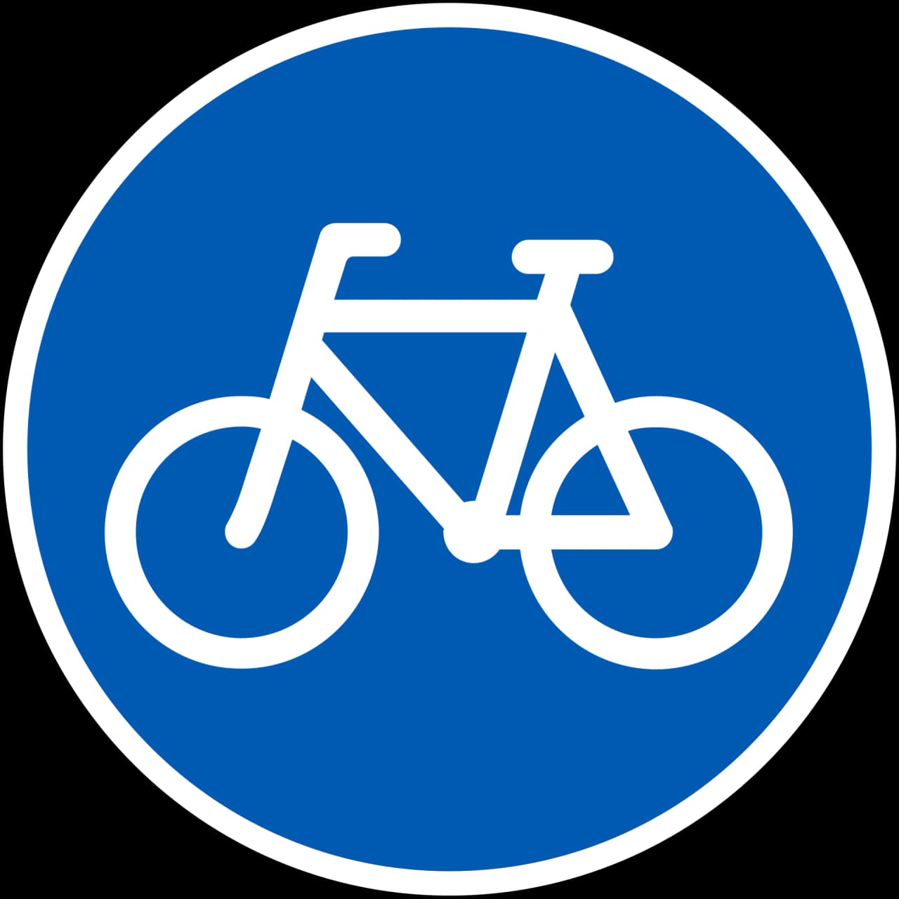 D21 - Cycleway road sign