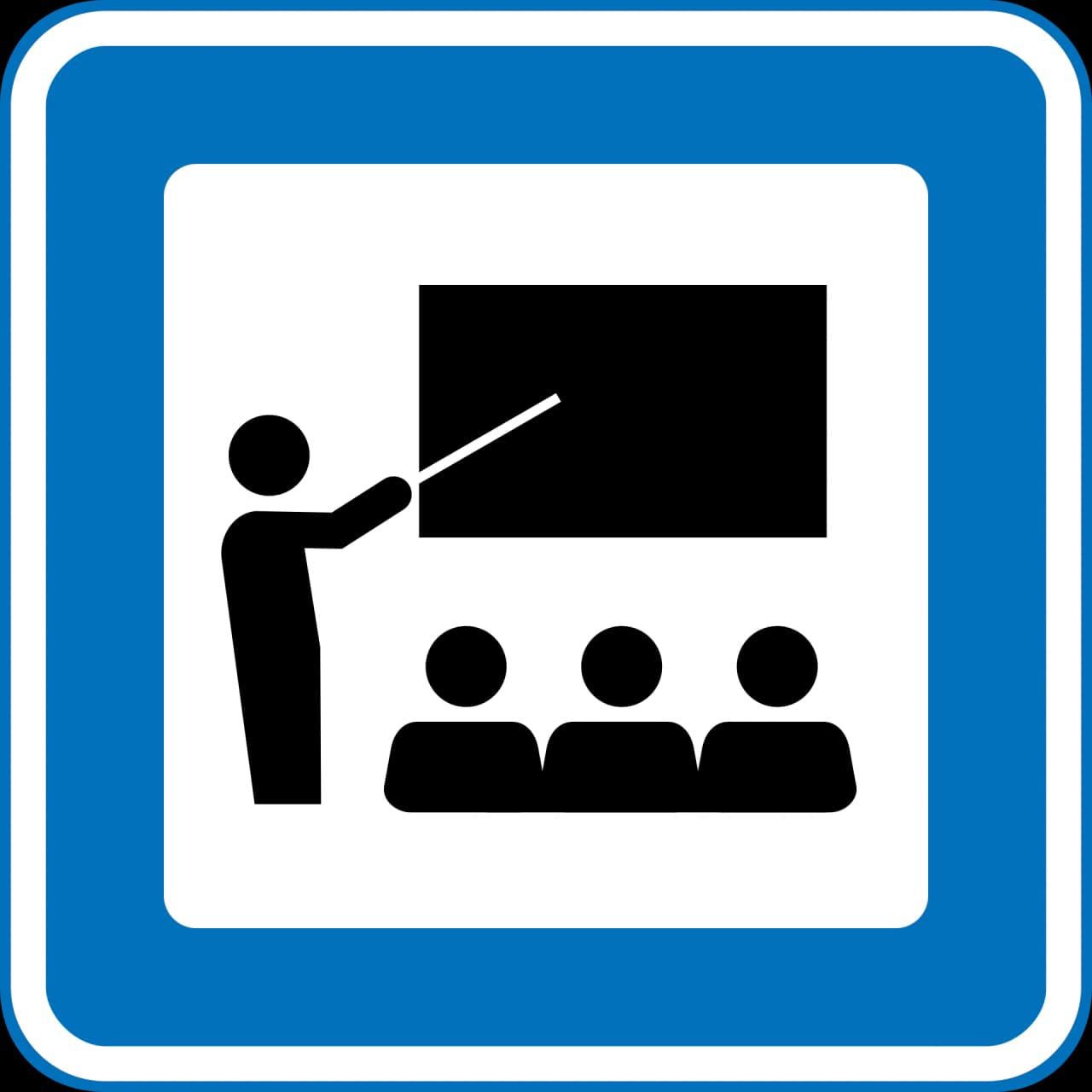M123 - Education road sign