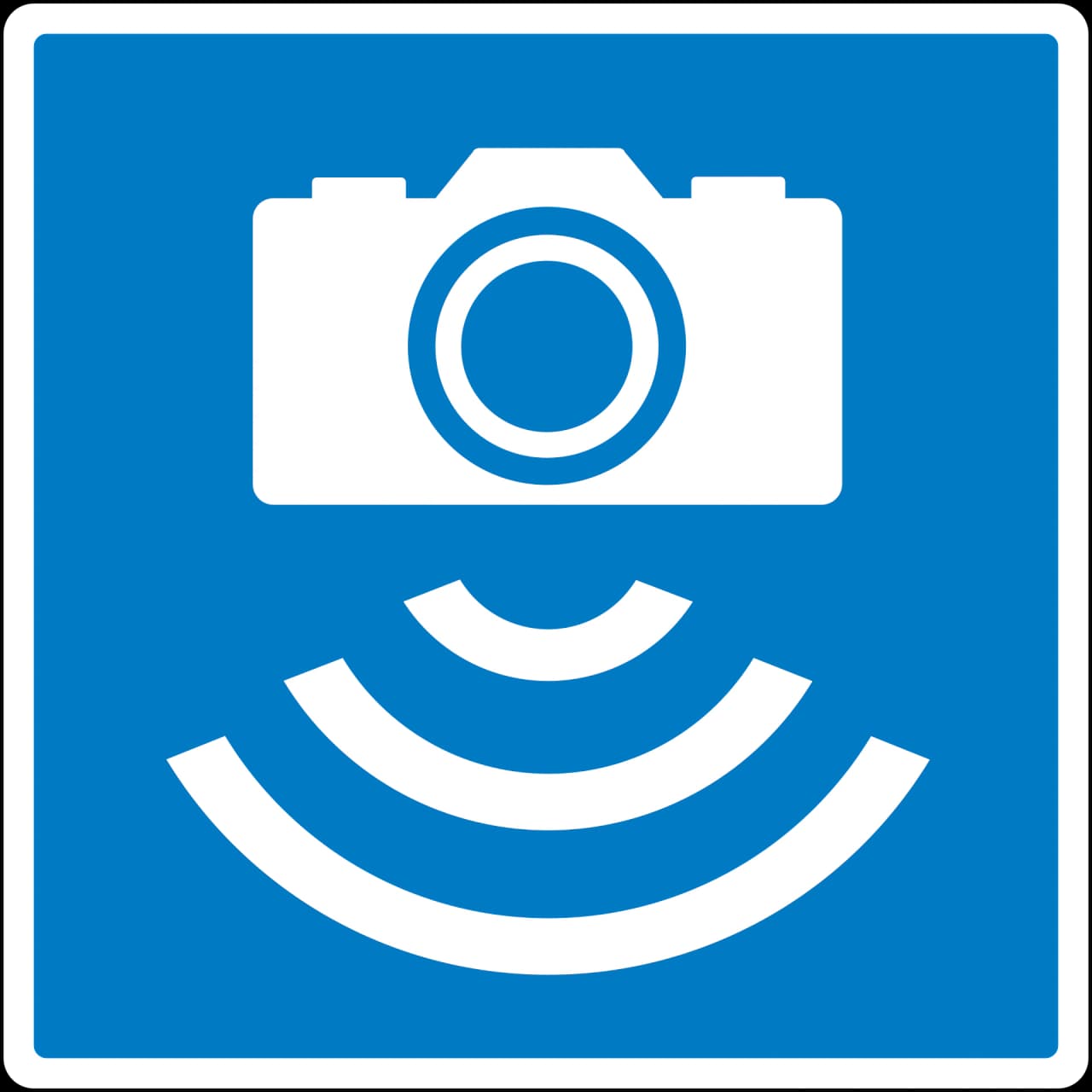 E90 - Traffic enforcement camera road sign