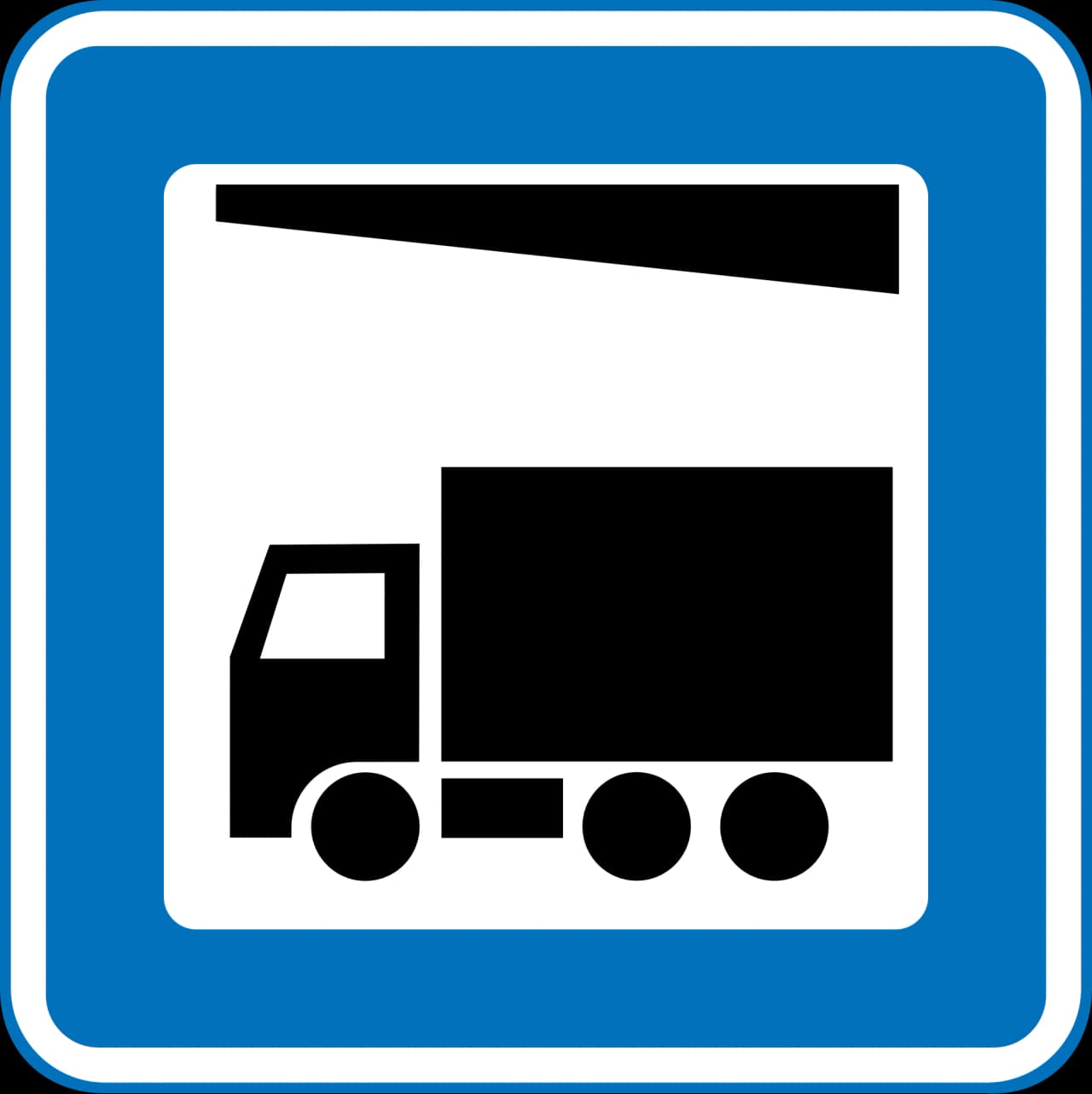 M15 - Freight terminal road sign