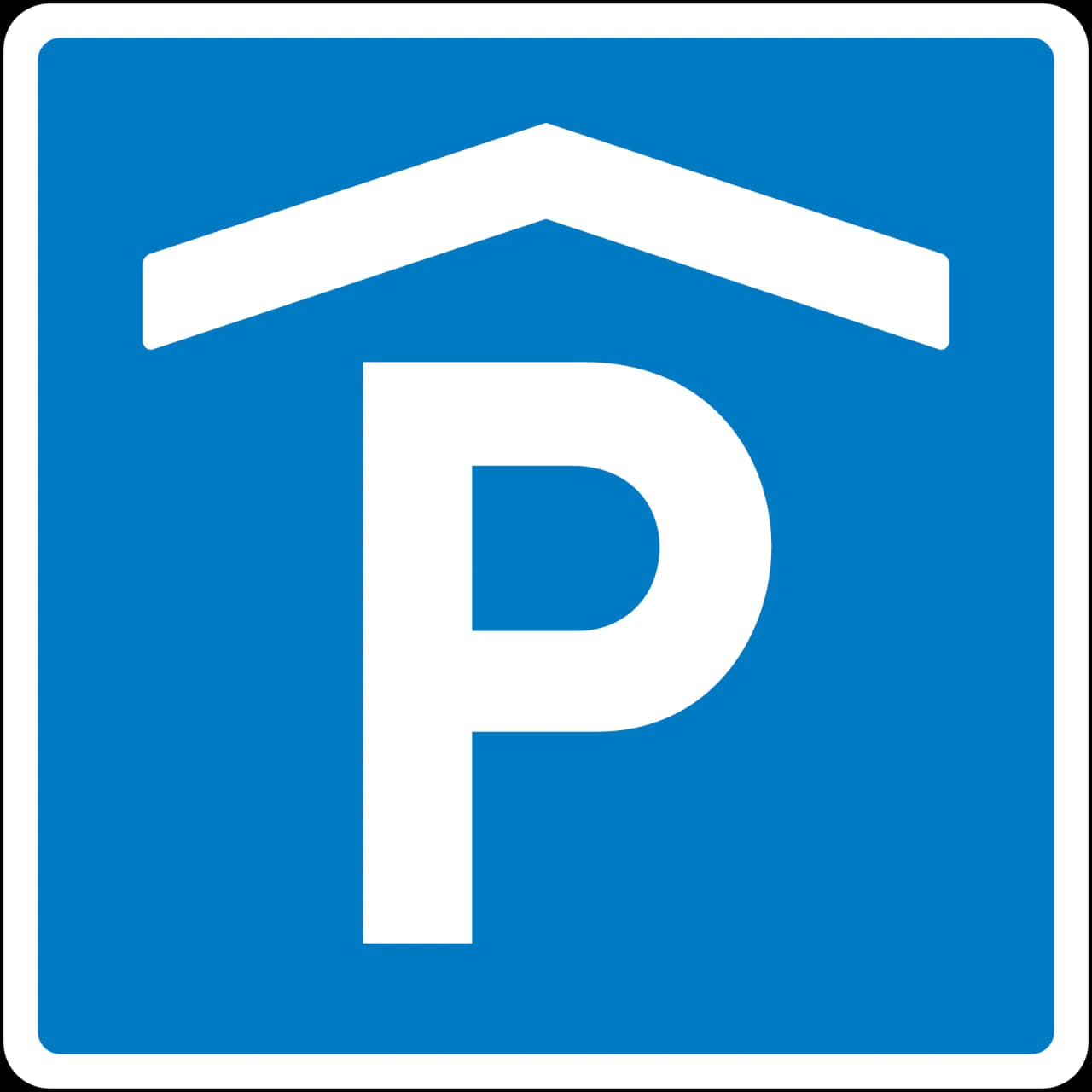 E33.2 - Indoor parking road sign