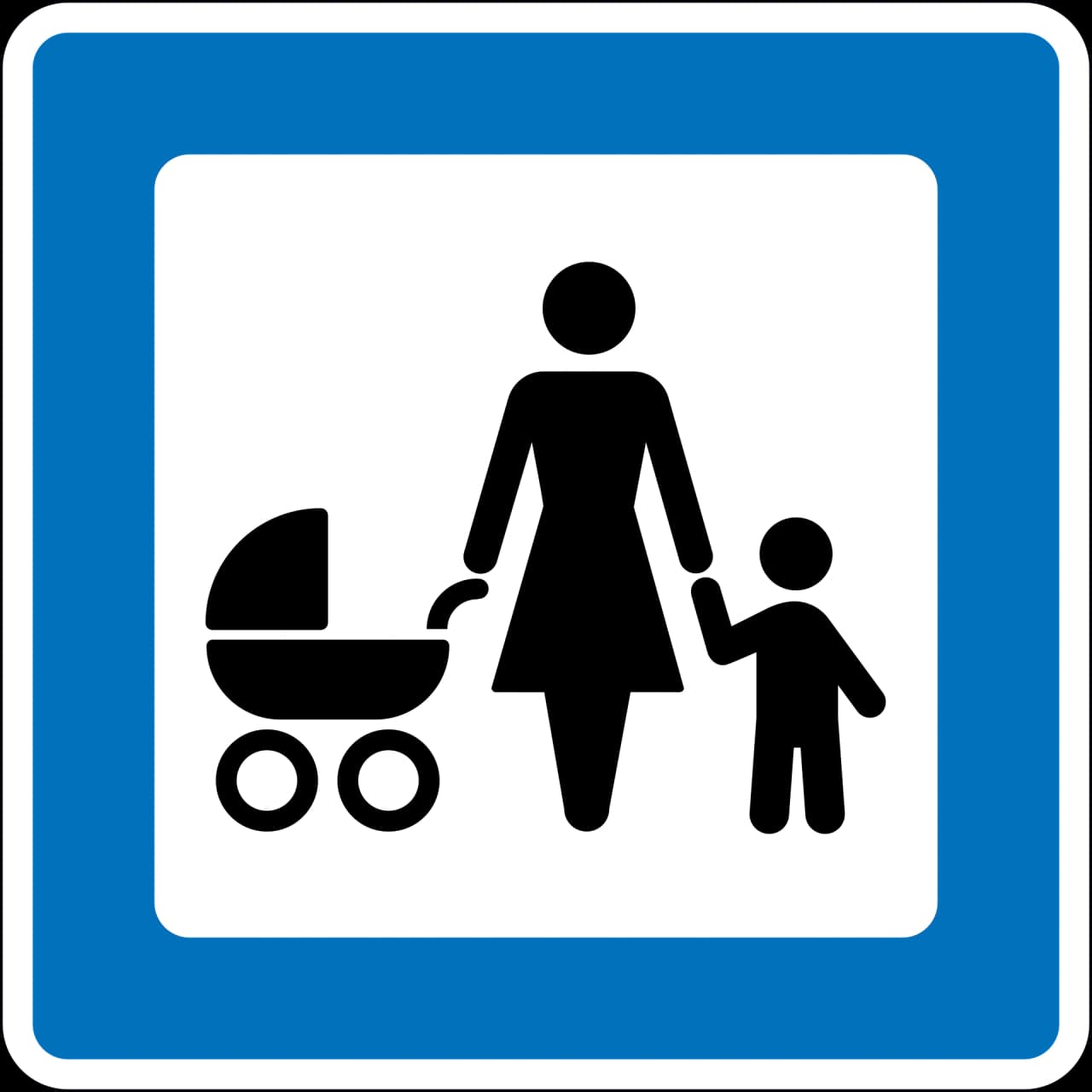 M125 - Kindergarten etc. road sign