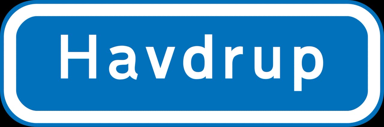 H45 - Locality road sign