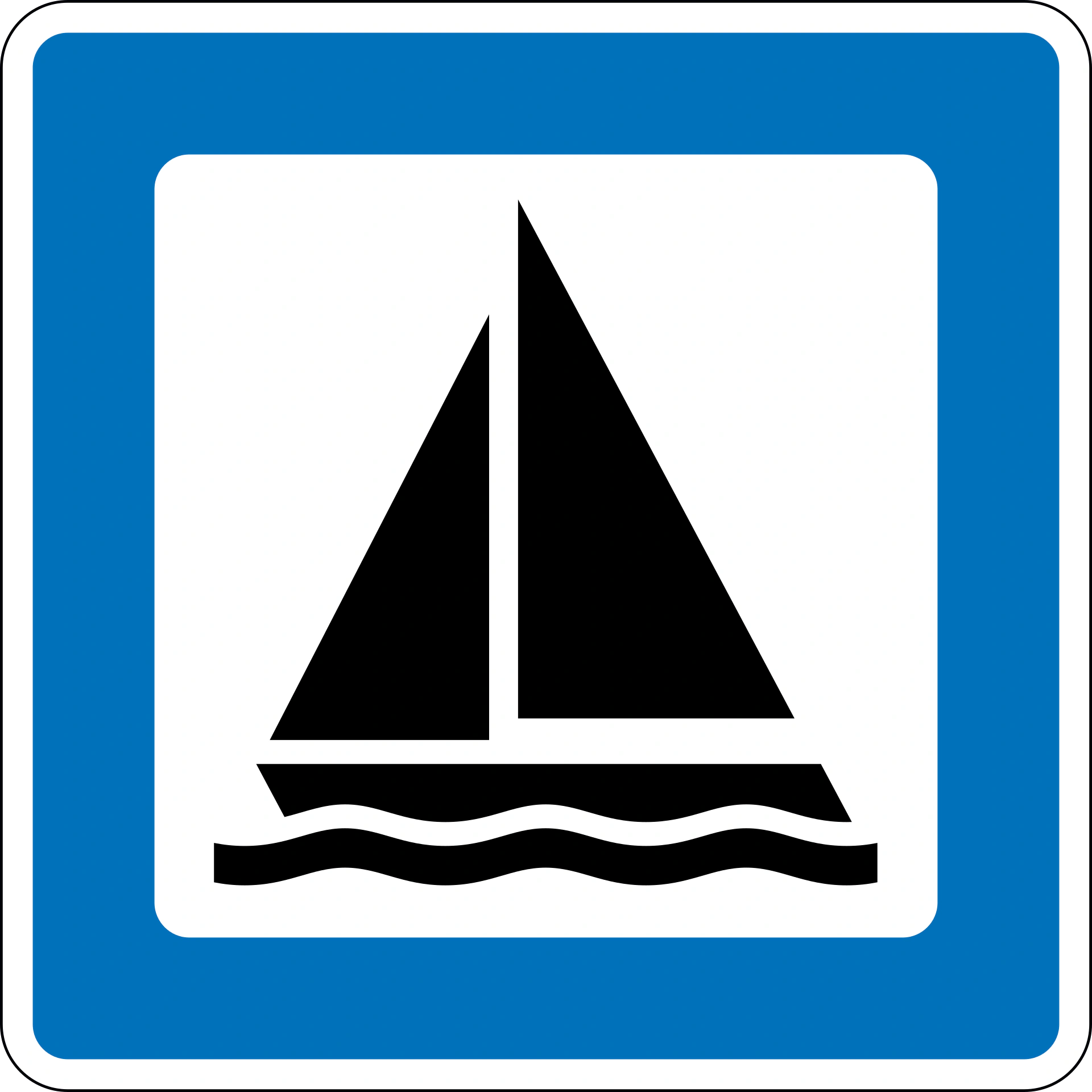 M115 - Marina road sign