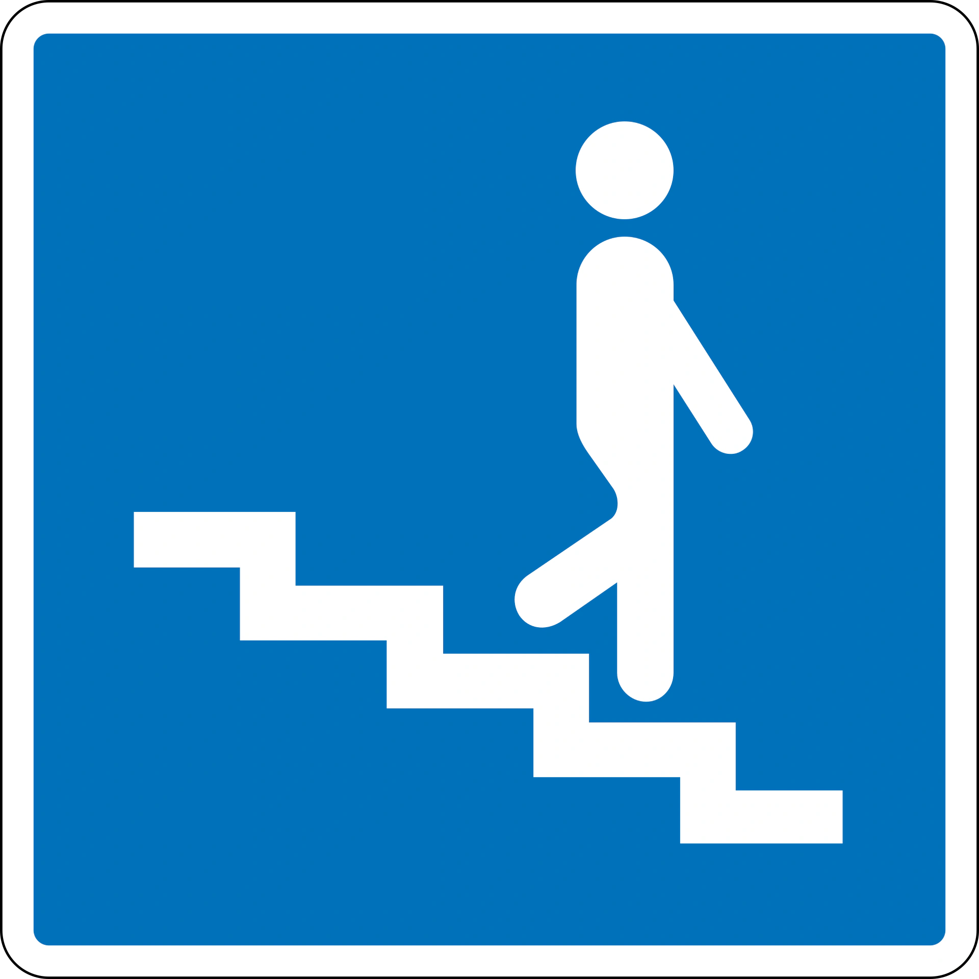 E26.2 - Pedestrian underpass road sign