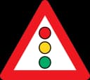 Traffic signals (A19) road sign