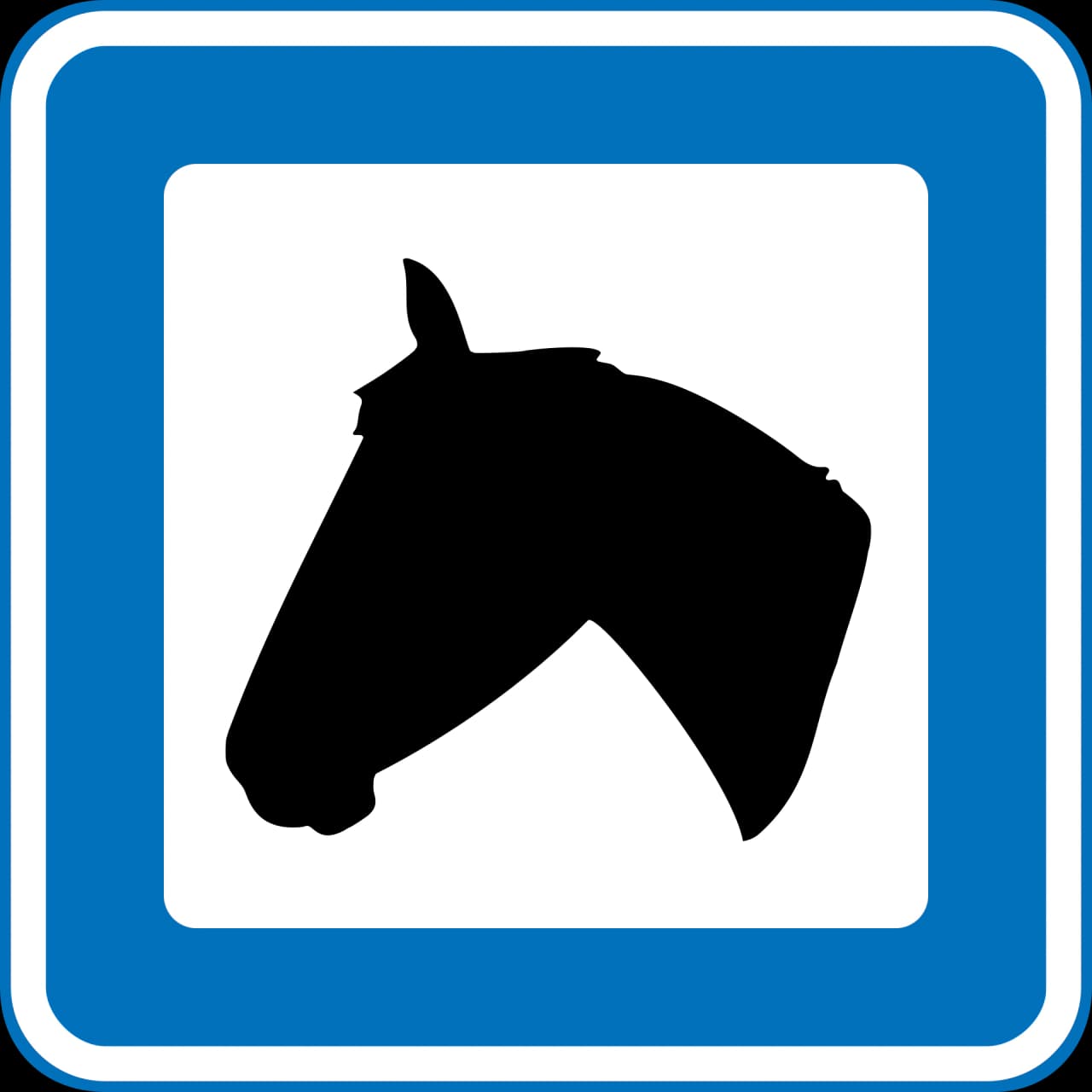 M143 - Stud farm road sign