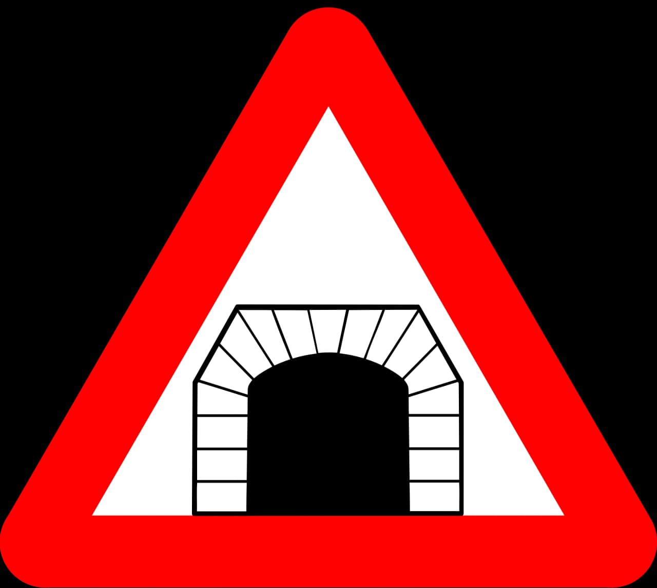 A44 - Tunnel road sign