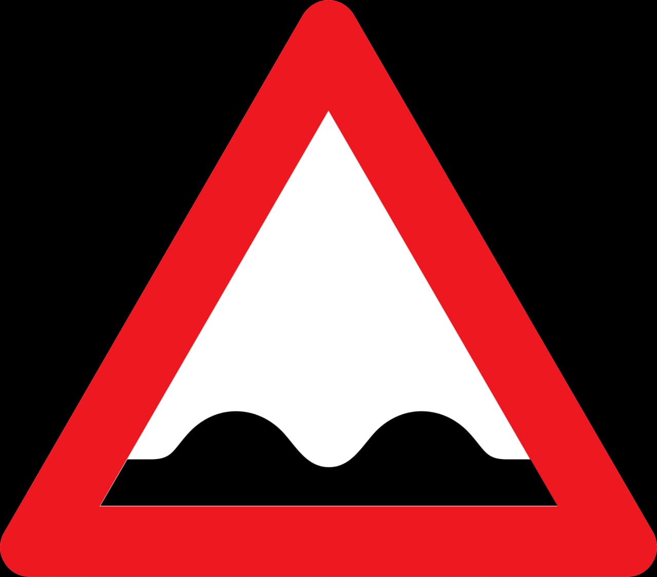 A37 - Uneven road road sign