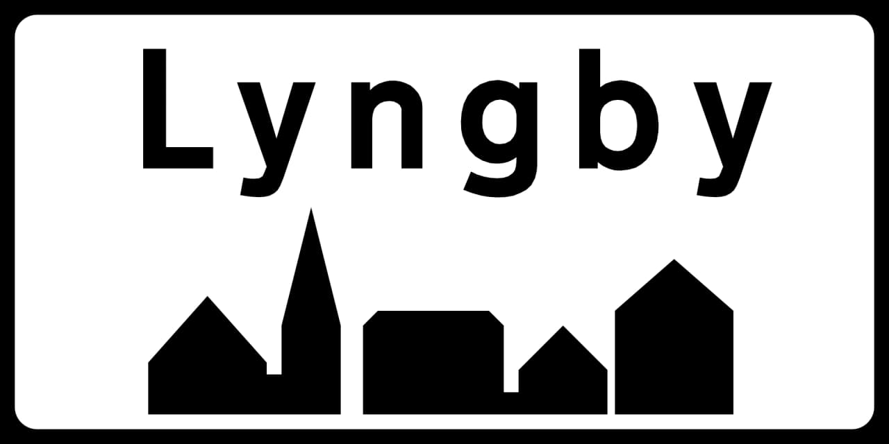 E55 - Urban area road sign