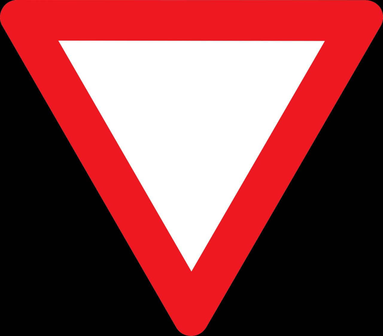 B11 - Yield road sign