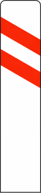 Approach of a level crossing or a moving bridge (left side) road sign from Spain