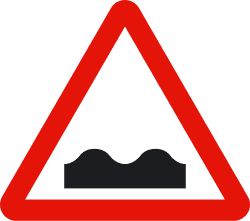 P-15 - Uneven road road sign