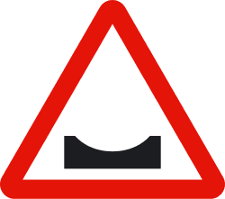 P-15b - Dip road sign