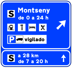 S-127 - Hydrogen Refuelling Station road sign