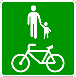 S-33 - Cycle path road sign