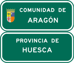 S-560 - Entrance to autonomous community road sign