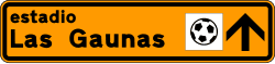 S-720 - Places of sporting or recreational interest road sign