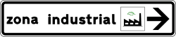 S-750 - Industrial use areas road sign