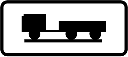 S-880b - Signaling application to vehicles with trailers except those with a single axle road sign