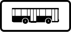 S-880c - Signaling application to buses road sign