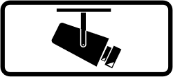 S-892 - Video surveillance area road sign