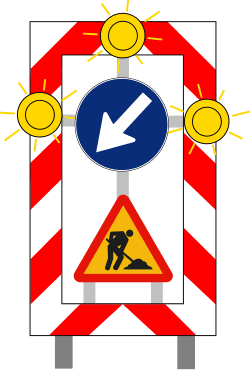 TB-14 - Mobile frame road sign
