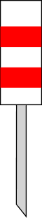 TB-7 - Picket road sign