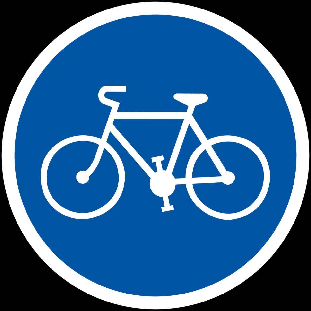 B22a - Ścieżka rowerowa znak drogowy