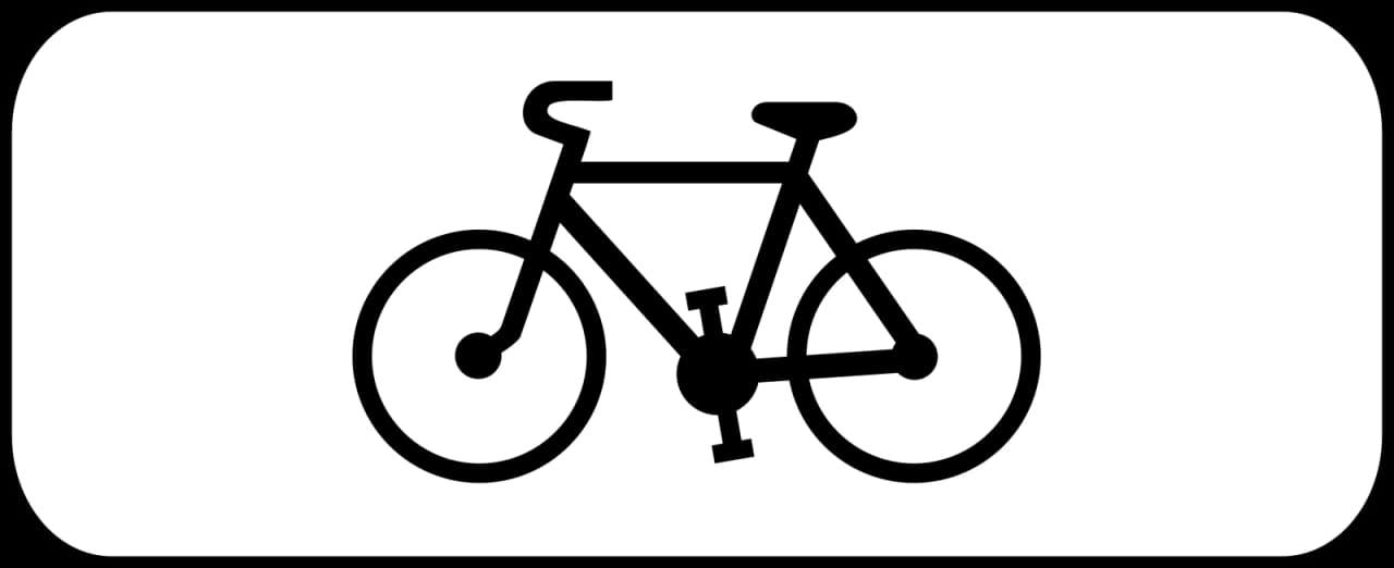 M4d - Fahrräder Verkehrsschild