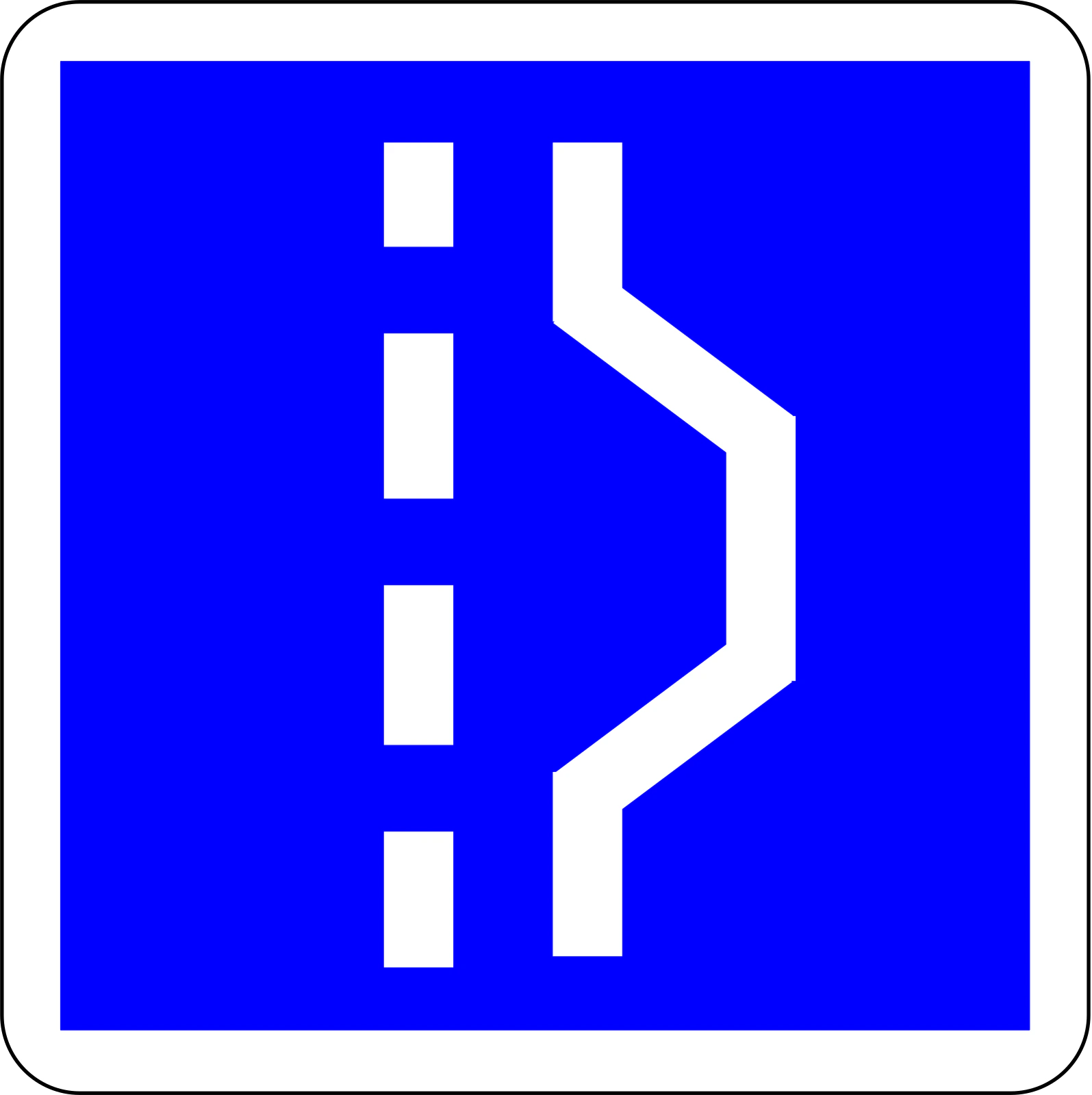 C8 - Panneau routier Aire de dépannage