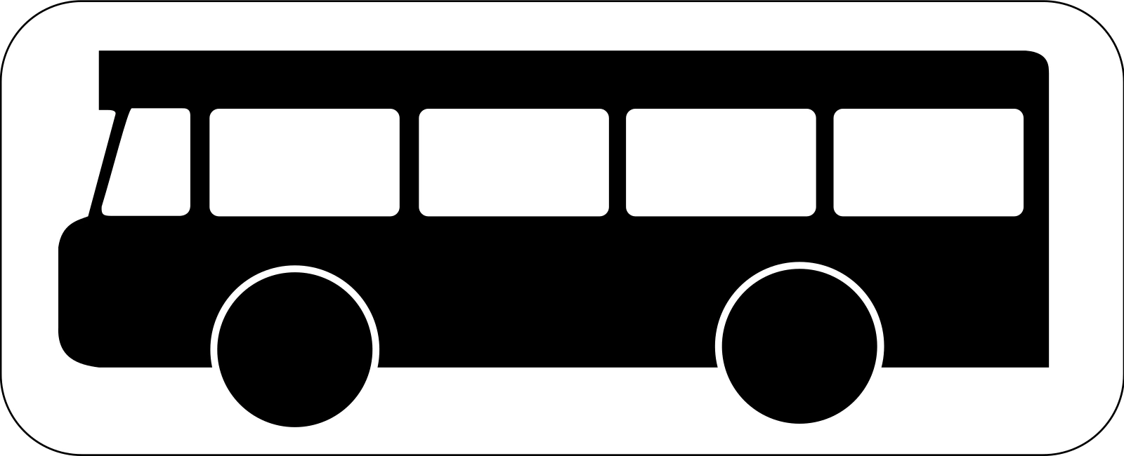 M4b - Busse Verkehrsschild