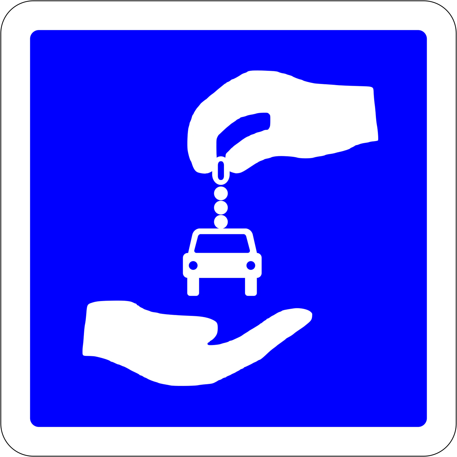 C9 - Panneau routier Covoiturage
