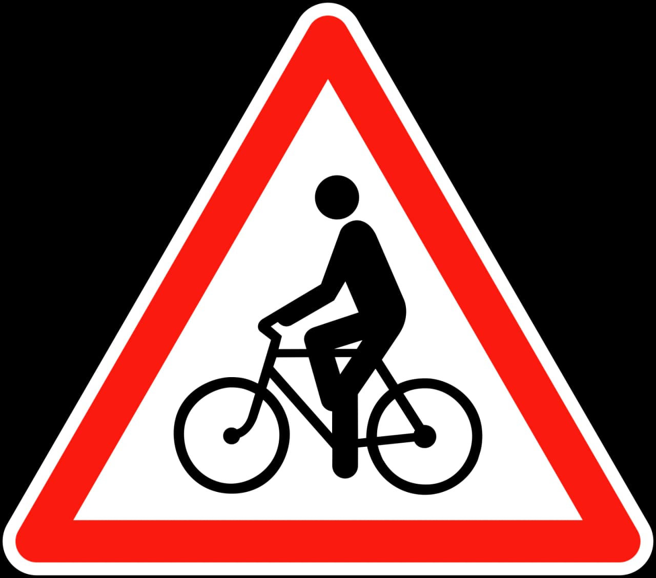 A21 - Radfahrer Verkehrsschild