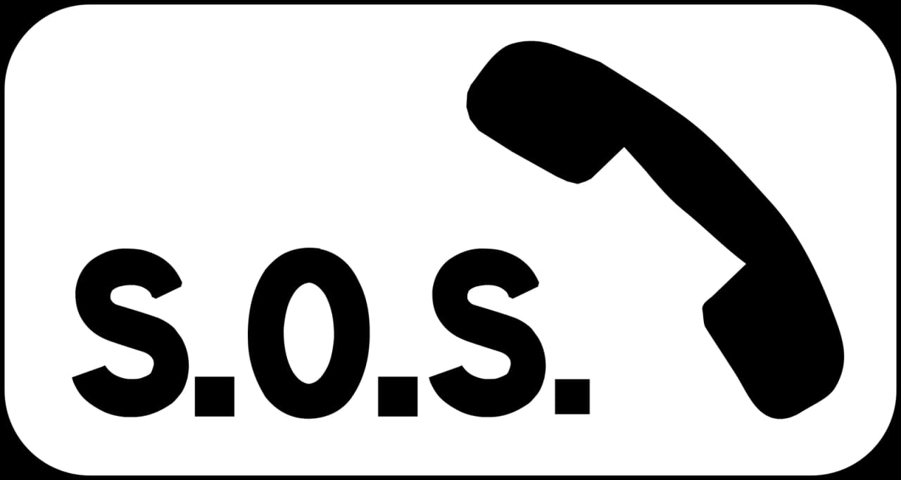 M9e - Panneau routier Téléphone d'urgence