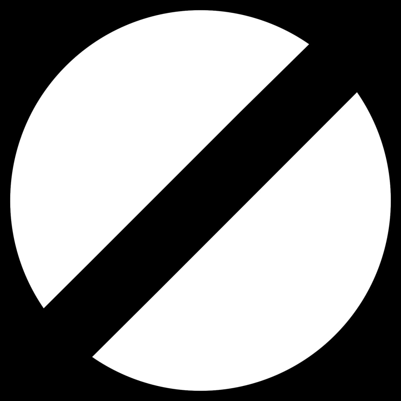 B31 - Ende der Beschränkung Verkehrsschild