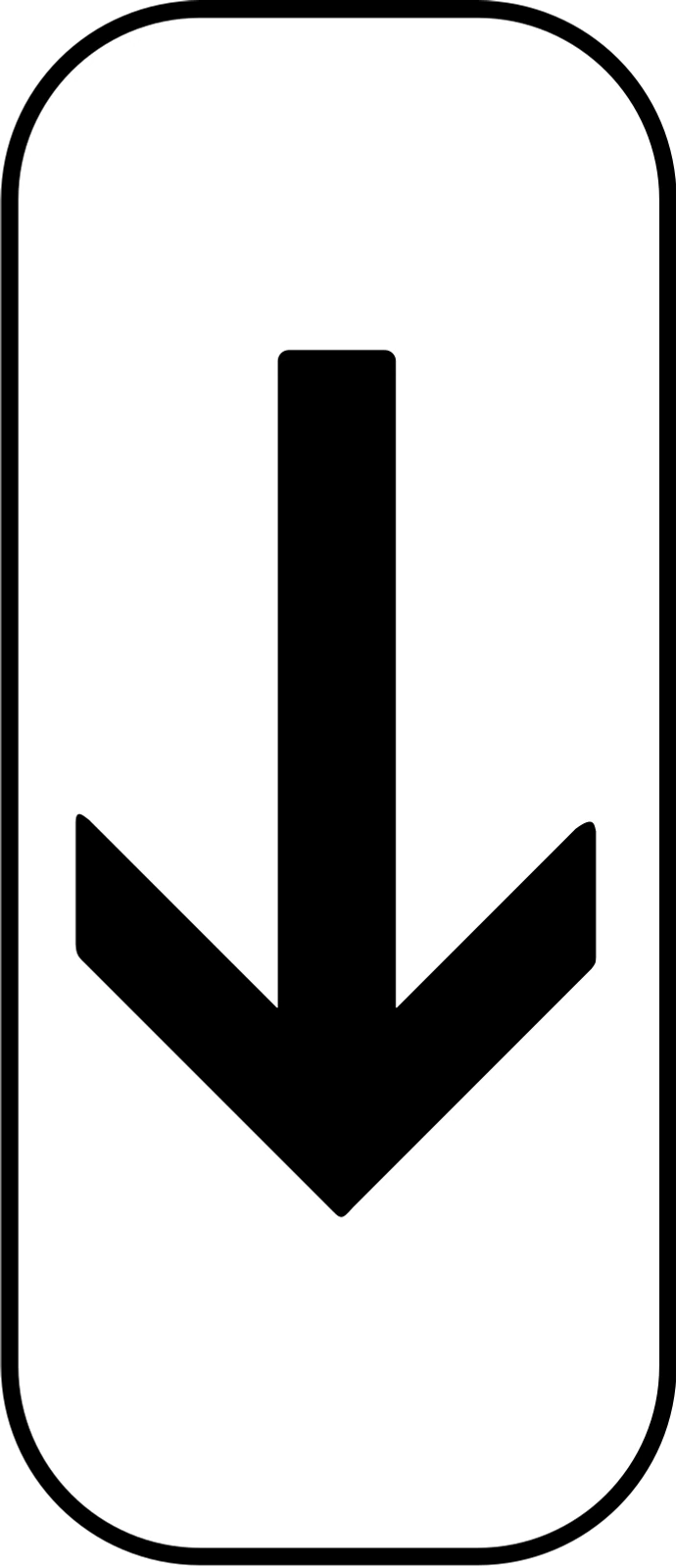 M8b - Ende Verkehrsschild