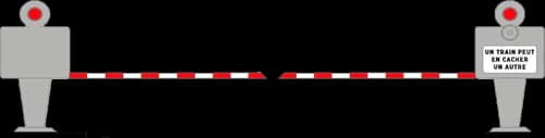 G2 - Schranken Verkehrsschild